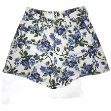 Rare Bongo Vintage 1990's High Rise Cotton Floral Mom Shorts 14 Made in the USA