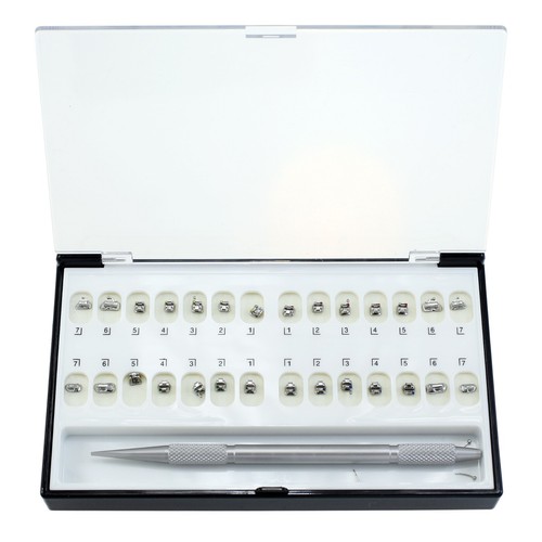 Soporte de ortodoncia brackets autoligables tubos bucales Damon Q Roth 022 3 ganchos - Imagen 7 de 21