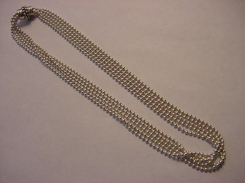 3 PC. HEAVY STERLING SILVER NECKLACE AND 2 INTER-CHANGING PENDANTS, BY ESPO - Picture 2 of 11
