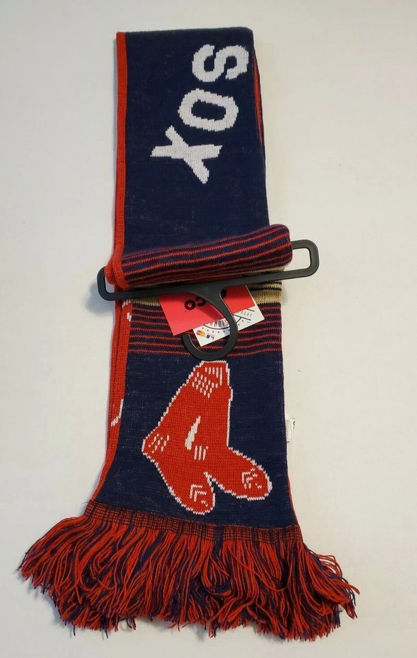 BUFANDA BOSTON RED SOX FOREVER COLECCIONABLES 100% ACRÍLICO NUEVA CON ETIQUETAS Foto 3 de 4