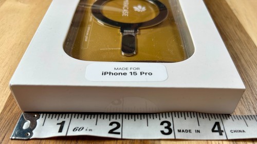 Miracase iPhone 15 Pro Case with Stand Clear Glitter MagSafe Compatible New - Picture 2 of 6