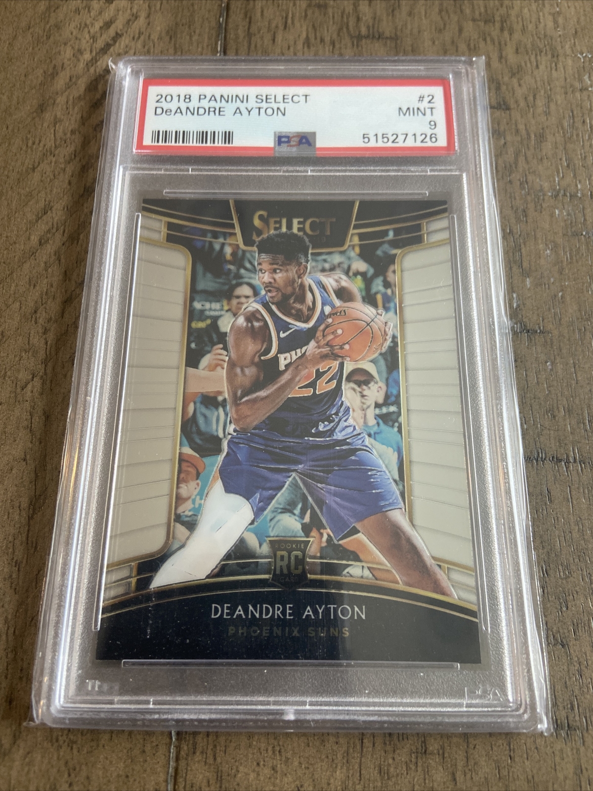 2018-19 Select DeAndre Ayton Concourse Rookie Card RC #2 PSA 9 MINT Suns