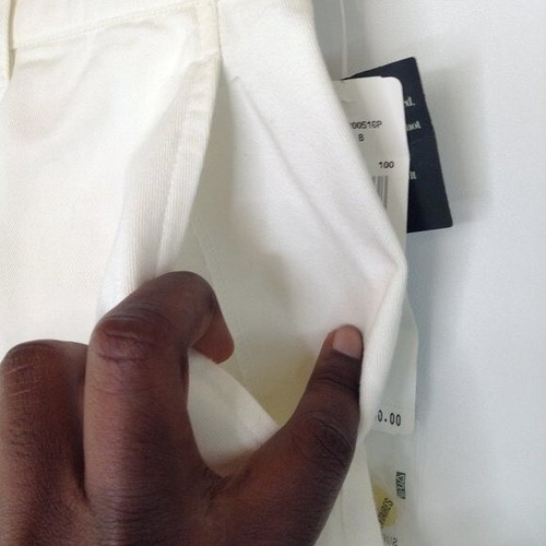 Pantaloncini donna Lauren Ralph Laure taglia 8 Petite 8P bianchi tasca chiusura zip bottoni - Foto 2 di 6
