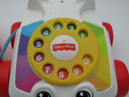 Fisher Price - Chatter Phone Rotary Telephone Pull Toy - Picture 8 of 8