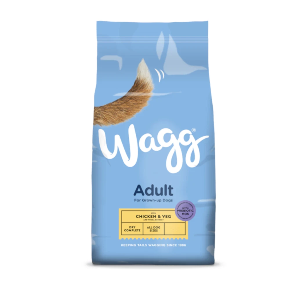 Wagg Adult Complete With Chicken & Veg And Yucca Extract Dry Dog Food 12kg Bag