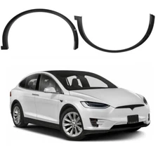 Fit For Tesla Model X 16-21 Front Right & Left Fender Wheel Flare Molding Trims