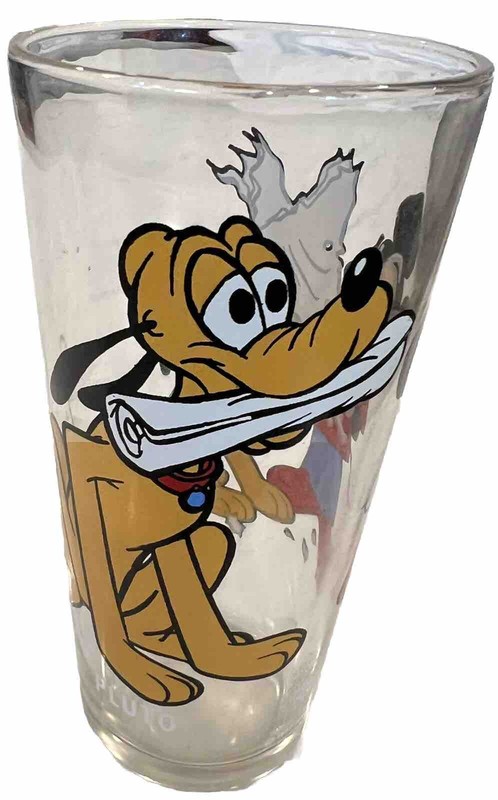 Vintage Mickey Mouse Drinking Glass