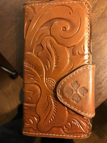 patricia nash hand tooled cellphone cover for iphone 7