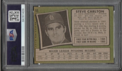 1971 Topps Baseball Stars PSA 2-6 Centered New Slab U Choose Set Break MR24 - Picture 15 of 25