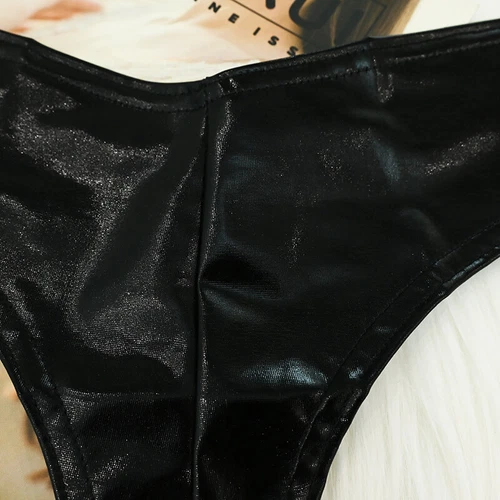 5 Packs Lot Women Metallic Lingerie G-String Micro Thong Underwear Bikini Briefs - Picture 13 of 16