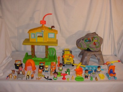 jungle animal rescue playset