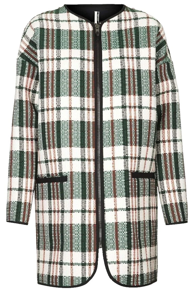 Topshop Check Regular Size Coats, Jackets & Vests for Women