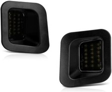 For Dodge Ram 1500 2500 3500 2003-2018 Smoked Smd Led Rear License Plated Lights