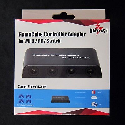 Mayflash 4 Ports Gc Gamecube Controller Adapter For Wii U Pc Usb Nintendo Switch Ebay