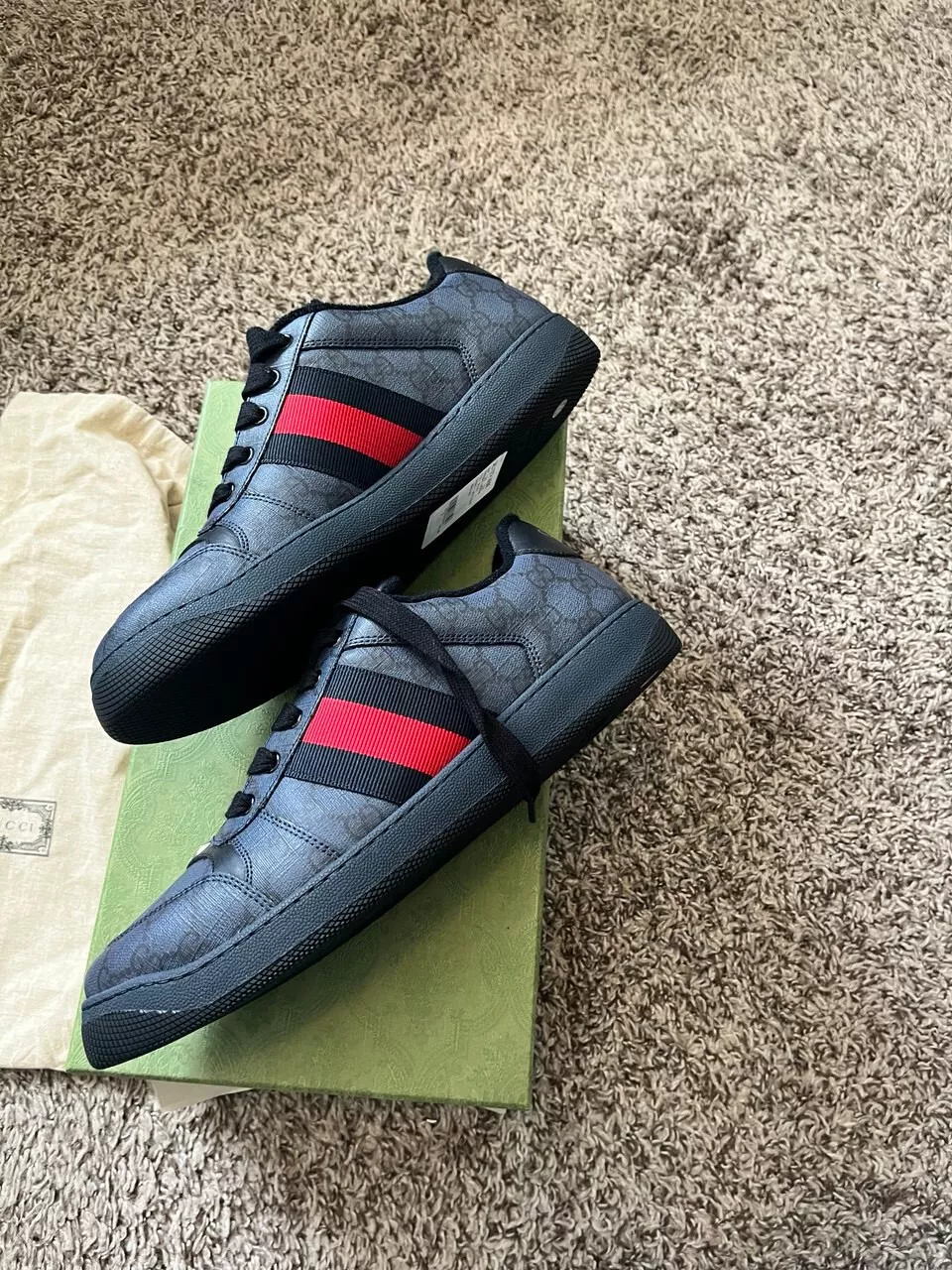 Baskets Gucci Supreme GG Screener taille 10,5