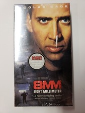 8MM Movie VHS Tape Brand New Factory Sealed Rated R 123 minutes