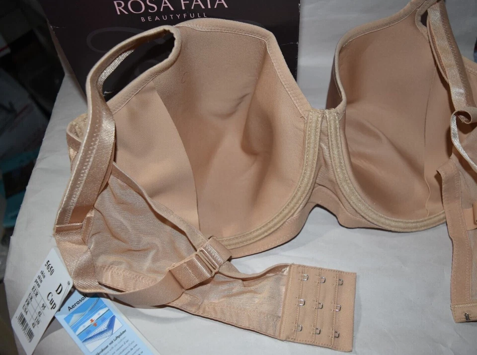 Nuevo en caja Sujetador con aros de microfibra Twin Air Aerosoft Rosa Faia 5650 42D Foto 2 de 4