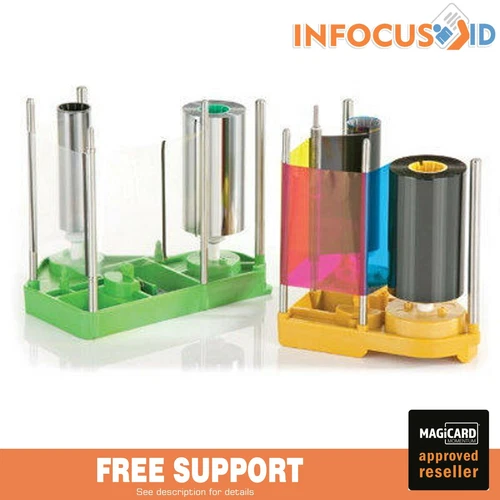 Magicard Prima 431 Film Set. PRIMA432 + 436 YMCK Ribbon & Retransfer Film