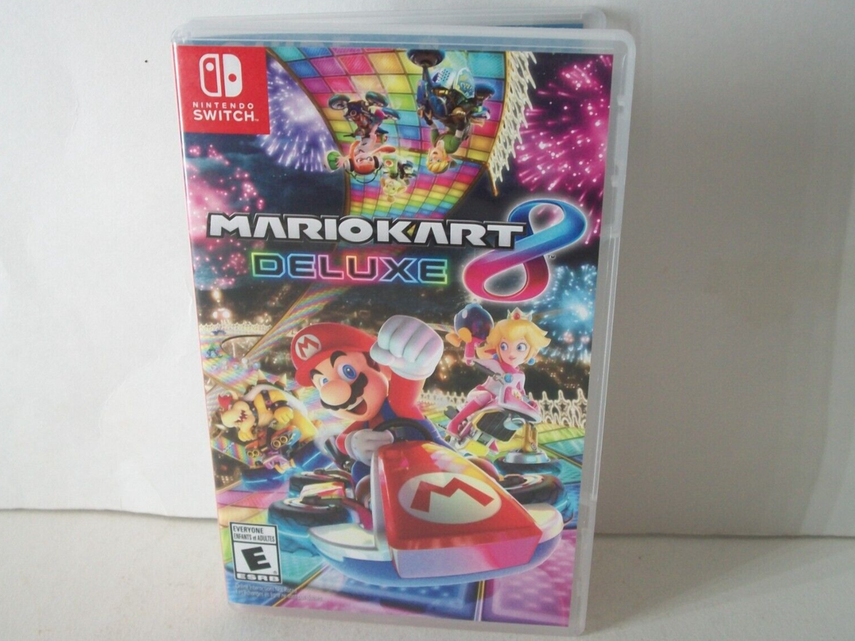 Mario Kart 8 Deluxe Case Only NO GAME Nintendo Switch Empty