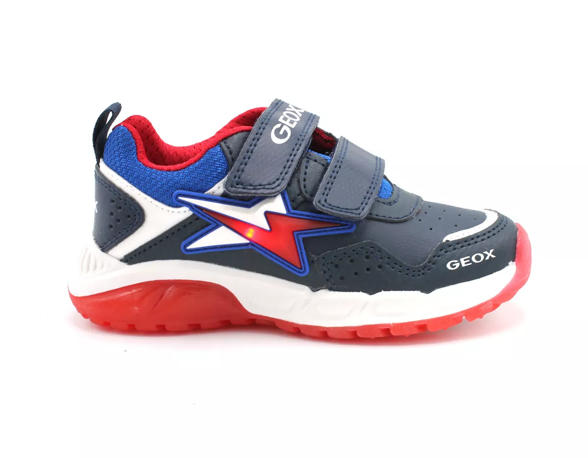 Geox Shoes From Child With LED Lights Sneakers Bright for Baby Boys Tear