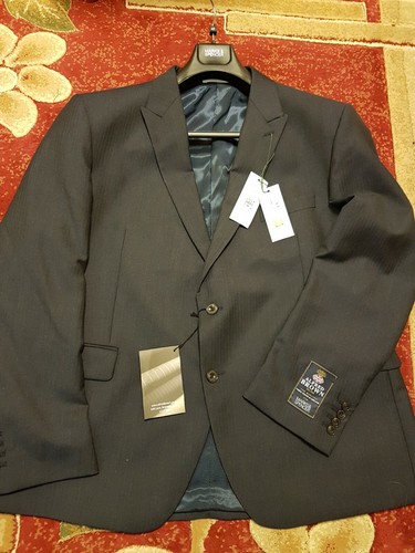 M\u0026S Mens 48in navy 48/ MED wool Coat | eBay