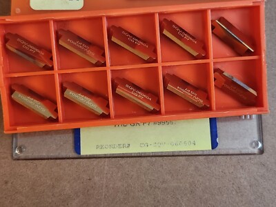 Carbide Grinding CG-SQV-060604 Carbide Threading Inserts 10 Pc Internal RH