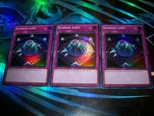 3x Summon Limit 1st Edition Super Rare RA01-EN019 Yu-Gi-Oh!