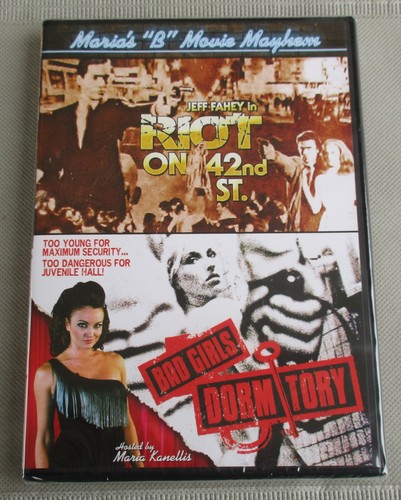 Riot on 42nd St./Bad Girls Dormitory New Sealed DVD Code Red OOP - Bild 1 von 2