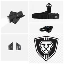 MCK FLASHLIGHT  ADVANCED UPGRADE 4 PACK KIT SLING-SWIVEL-THUMB REST OEM