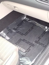 Adhesive Plastic "Dealer Must Remove" Car Floor Mats 3 MIL 24 IN x 300 FT Roll