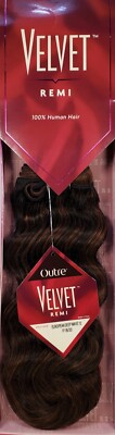 Outre VELVET REMI 12 INCH 100% human hair EUROPEAN DEEP WEAVE EXTENSION ...