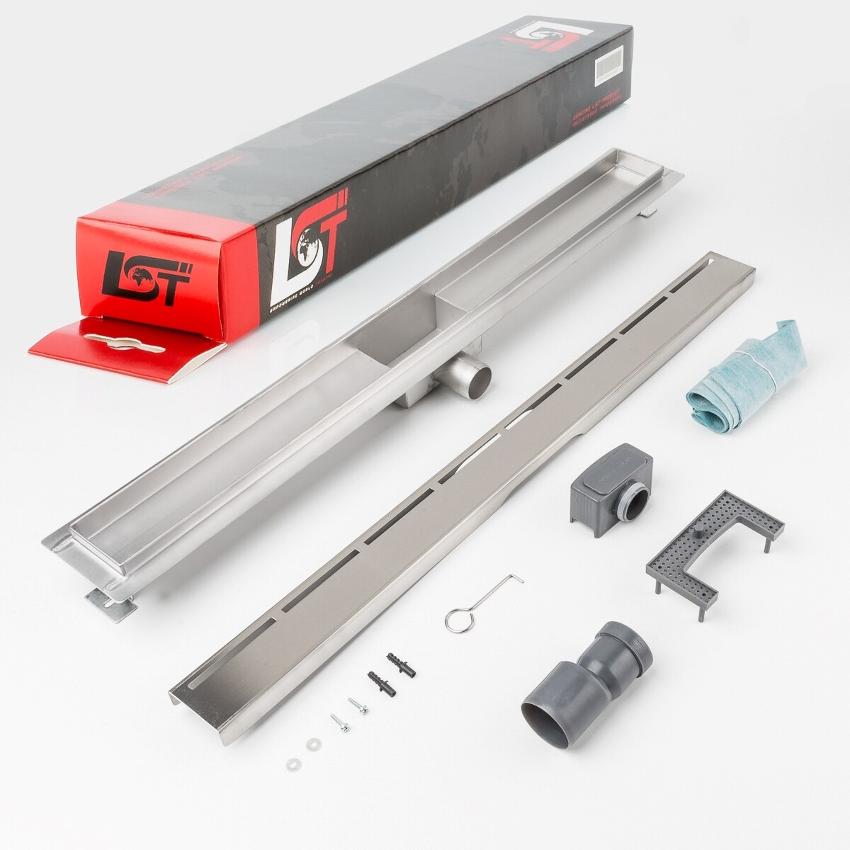 Shower Channel Lines 800 X 70 MM Height - Adjustable Shower Grate Duschgitter