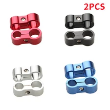 2PCS 4AN To 6AN /4AN To 8AN/6AN To 8AN Billet Stepped Fuel Hose Separator Clamp