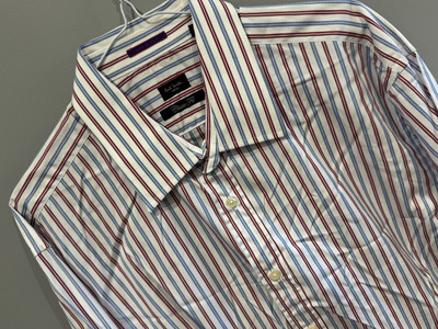 Paul Smith Stripe Dress Shirt Classic Fit | Size 17/43 | London Collection  