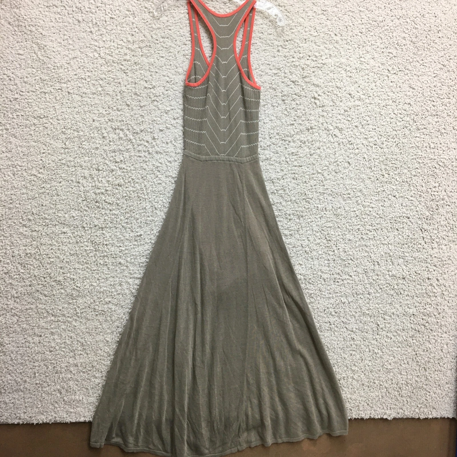 UNDERCOVER Abito Victorias Secret extra small donna grigio maxi righe aderente svasato donna XS