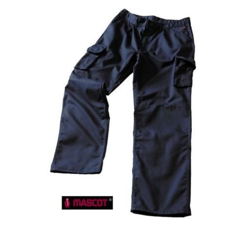 Mascot Pasadena Combat Black Work Trousers Knee Pad Pocket W30"" L32"" 82C48