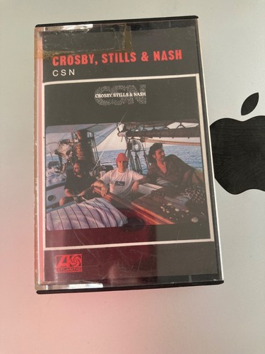 C.S.N. CROSBY STILLS NASH CASSTAPE ATLANTIC ORIGINAL TAPE & UNTESTED UKPOSTONLY