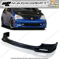 For 02 03 04 05 Honda Civic Si EP3 3DR Hatch MU Style Front Bumper Lip Spoiler