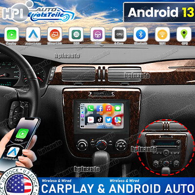 AHD For 06-13 Chevrolet Impala Sedan Carplay Android 13 Car Stereo Radio GPS SWC