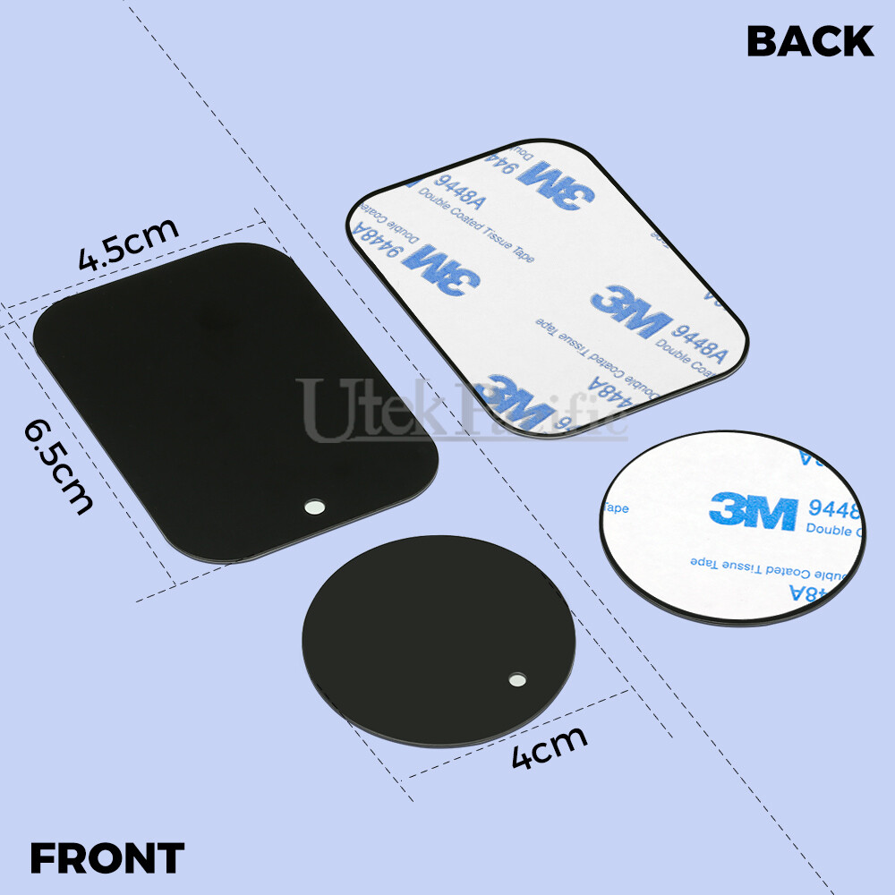 Adhesive Metal Plate Replacement Disc for Car Phone GPS Mount