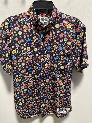 RSVLTS Shirt Mens Large Floral New Found Glory Love Overload El Mantel Kunuflex