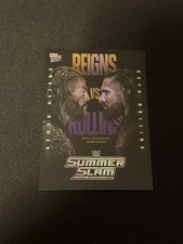 Roman Reigns Seth Rollins Summer Slam 2026 WWE Topps NOW #SS04-SP Short Print SP