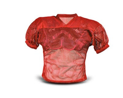 All Star FBJ2A Adult Bullauge Mesh w/Double PM Y 3XL Scharlachrot