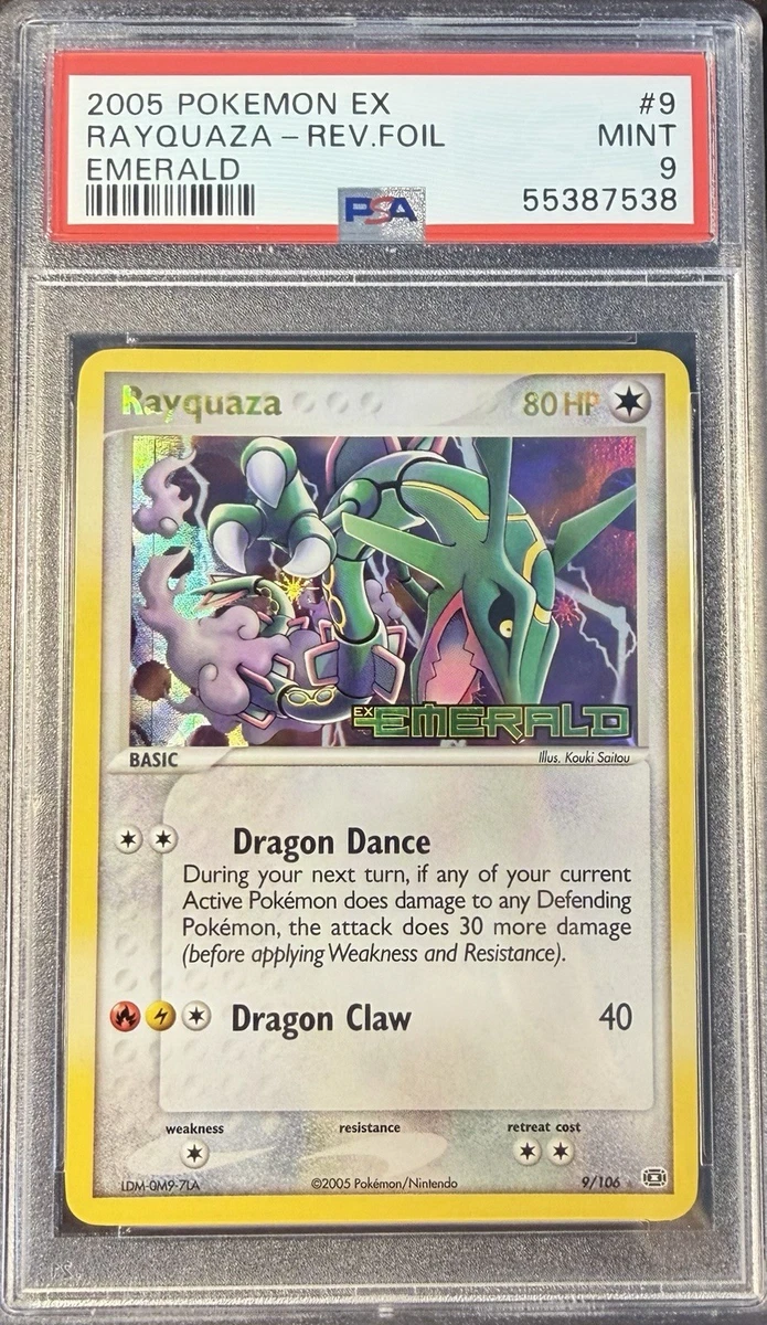 Rayquaza Pokémon TCG EX Emerald Individual Collectible Card Game