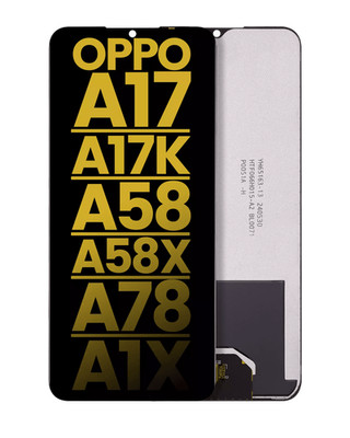 LCD Assembly Without Frame For OPPO A17 / A17K / A58 / A58x / A78 / A1X