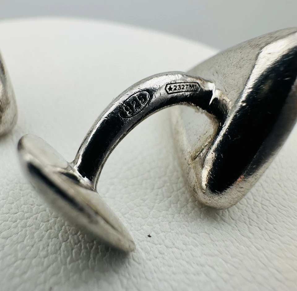 Gemelli In Argento 925,peso16,9gr Marca Vhernier - Immagine 4 di 4