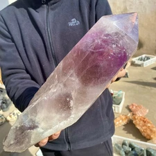 7.1lb Natural Amethyst Point quartz crystal polishing specimen Healing