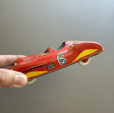 Vintage Gioco AMB Marchesini Maserati 6 Corsa Tin Toy BO703 Italy - No Driver