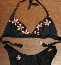 Damen Bikini 2-teilig Triangel Neckholder Gr....
