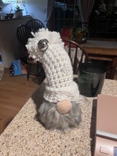 Gnome 12 Gray Weighted Plush Decor